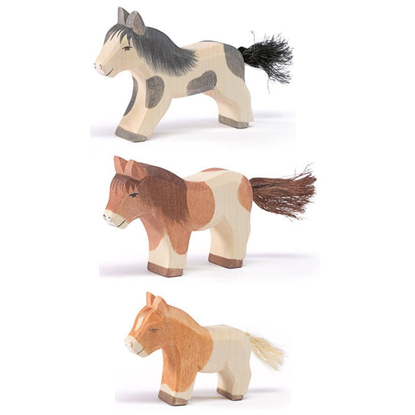 Ostheimer 11302 Shetland Pony und Fohlen 3tlg.SET