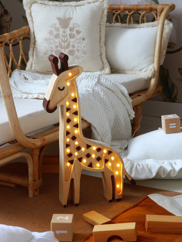 Little Lights LL053-000 Giraffe Lampe in natur