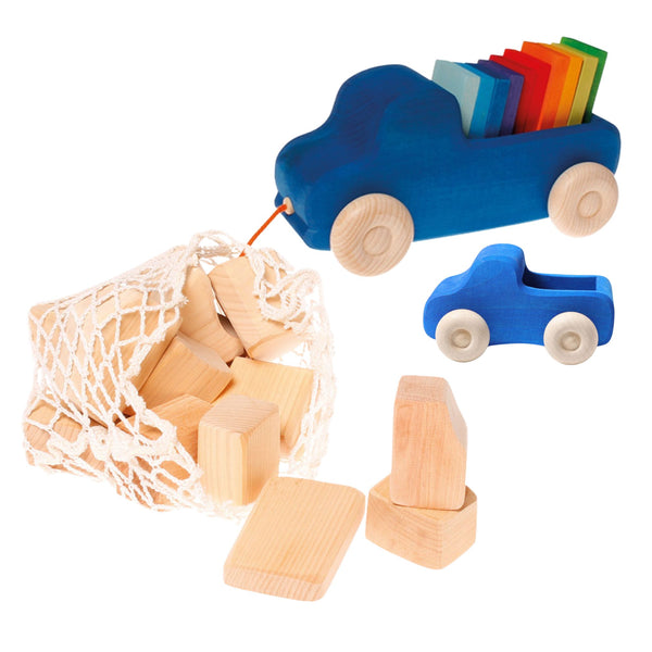 Geschenkeset Bausteine & Lastwagen