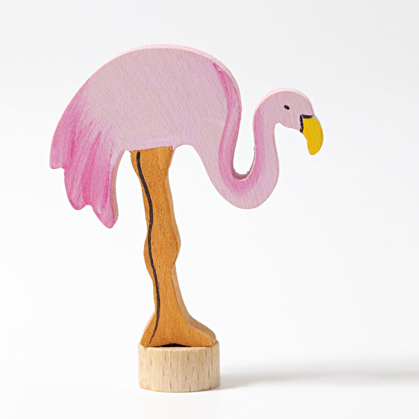 Grimms 04070 Steckfigur Flamingo Geburtstagsstecker