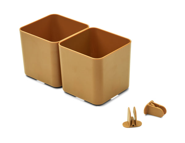 Liewood 15755-3050 Aufbewahrungsbox 2er-Pack goldbraun "Jamal Storage System"