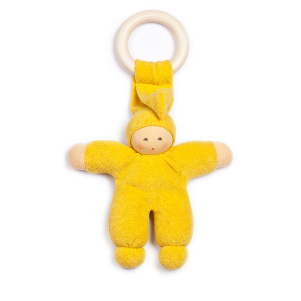 Nanchen 101439 Puppe m. Beißring Pimpel mit Ring in gelb