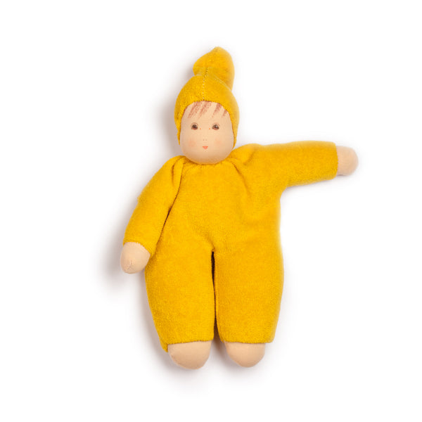 Nanchen 151049 Puppe Schmuse in gelb